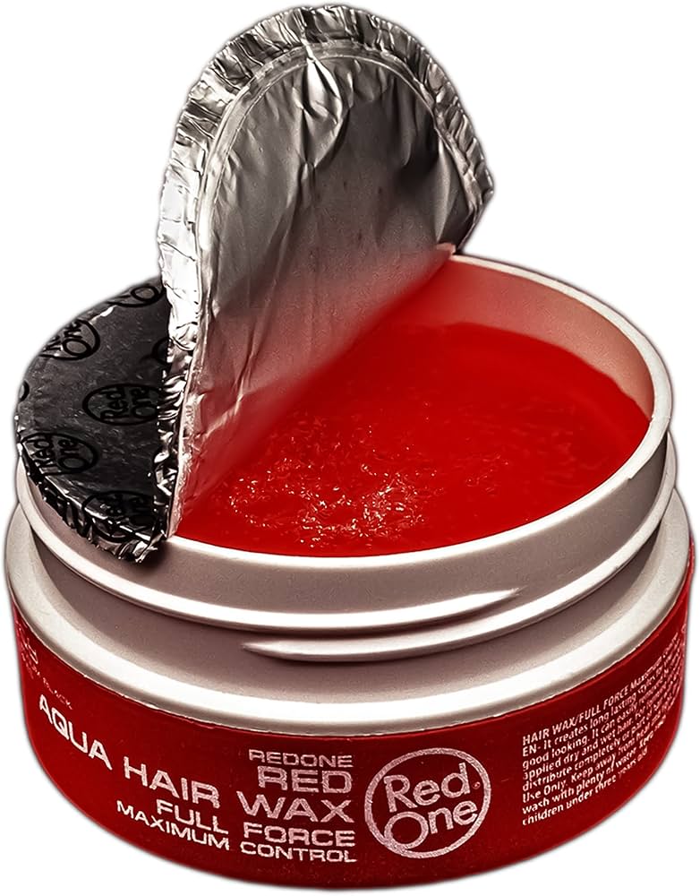 Red One, Cera Capilar de Peinado. Red One cera Brillante. Máxima Fuerza y Control. Cera Aqua