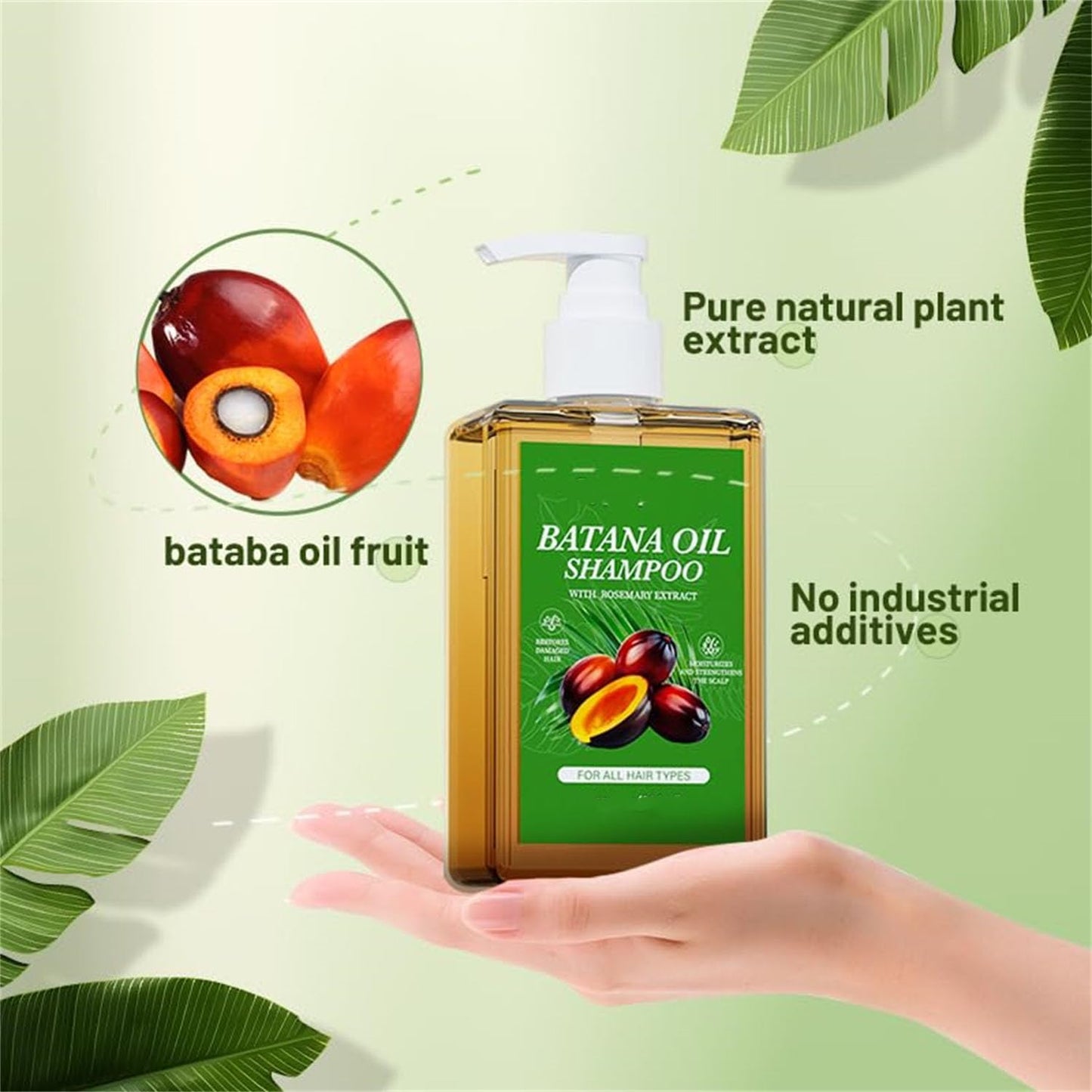 BATANA OILS Shampoo with rosemary extracto. (Hoegoa,100ml)