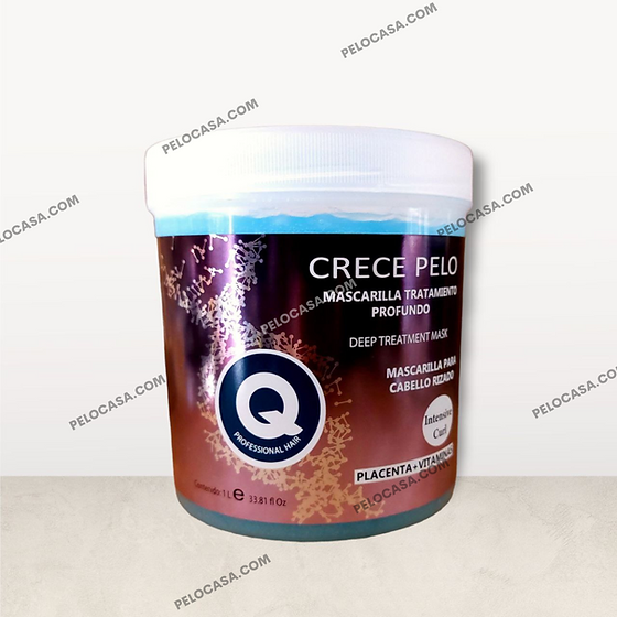 Q PROFESSIONAL HAIR CRECE PELO INTENSIVE CURL MASCARILLA1000ML #pelocasa