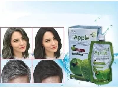 BLOOMING TIME Apple Ammonia-Free Black Hair Cream, No-Toxic, No Stimulation, Natural Black Hair Color cream - 500ml