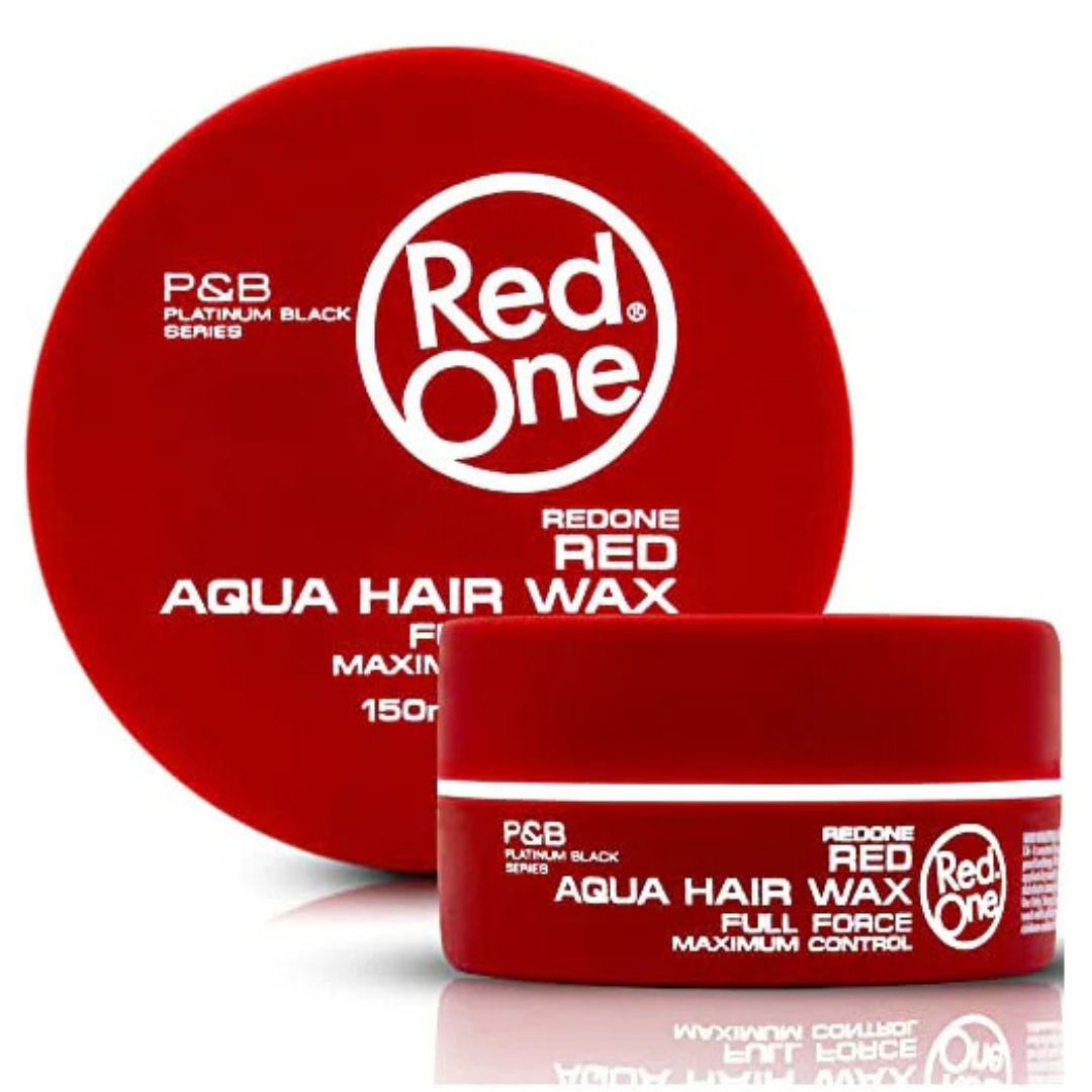 Red One, Cera Capilar de Peinado. Red One cera Brillante. Máxima Fuerza y Control. Cera Aqua