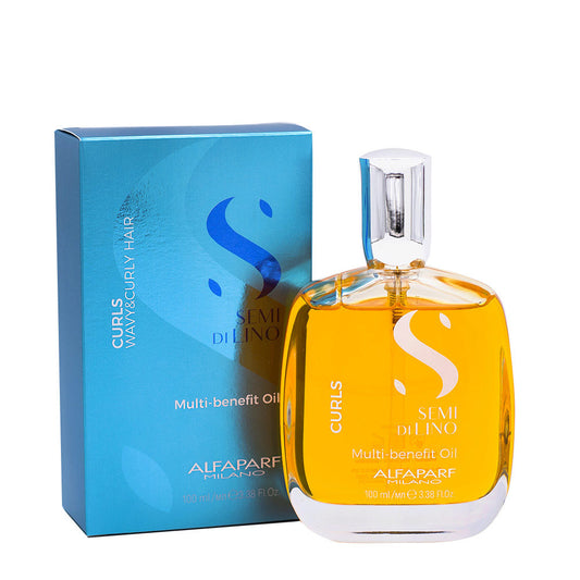 Curls wavy & curly hair.Semi Di Lino.Multi-benefit Oil.(100ml)