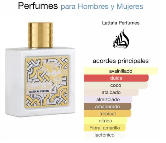 Qaed Al Fursan Unlimited Lattafa 90 ml Perfume Oriental para hombre y mujer