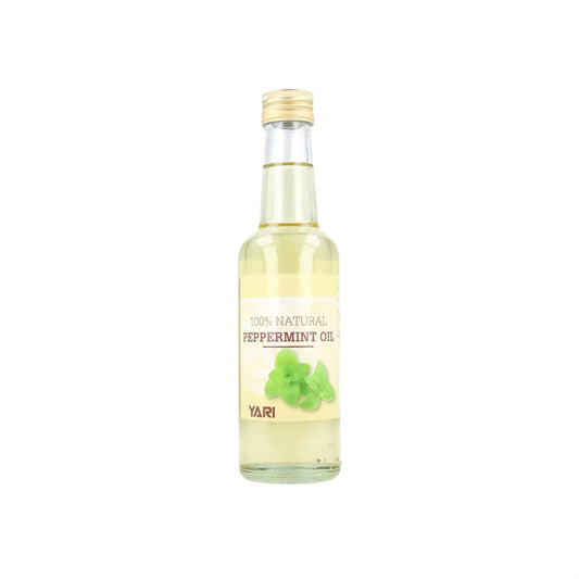 Yari natural peppermint oil 250 ml, aceite natural de menta 100%. Belleza y cuidado de tu cabello y tu piel con Yari.