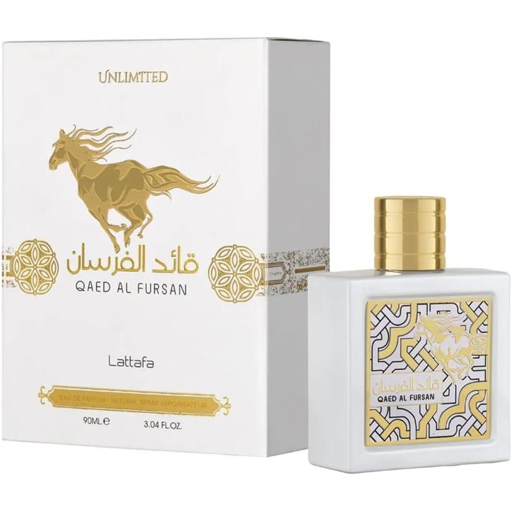 Qaed Al Fursan Unlimited Lattafa 90 ml Perfume Oriental para hombre y mujer