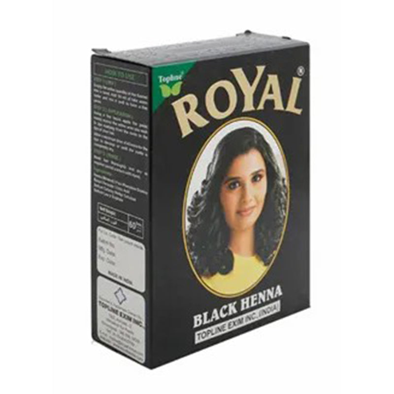 Henna Royal para Teñir Pelo, Cejas y Pestañas - Caja 6 Sobres de 10 gr - Gran Calidad