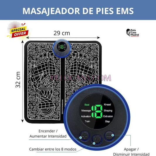 Masajeador de Pies Eléctrico EMS | pelocasa