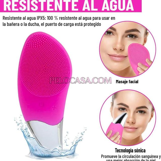 Cepillo Limpiador Facial Eléctrico - Masajeador