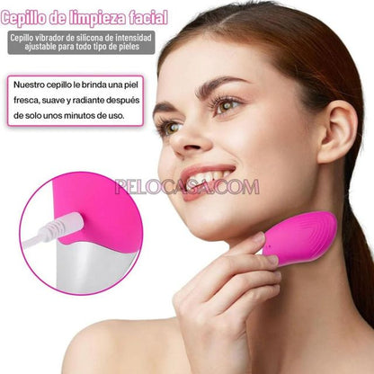 Cepillo Limpiador Facial Eléctrico - Masajeador