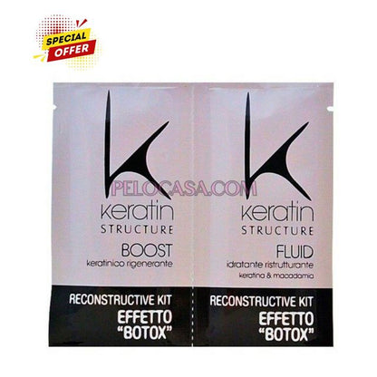 Kit de Botox de Keratina. Edelstein 12ml/c sobre