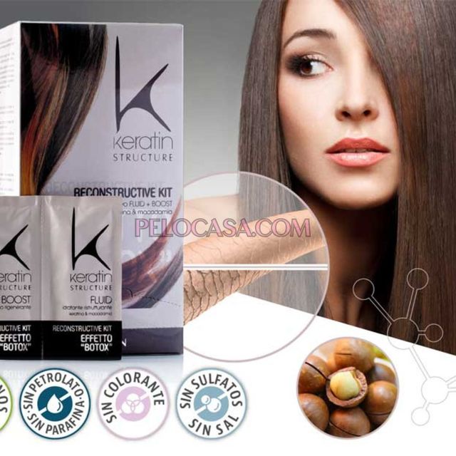 Kit de Botox de Keratina. Edelstein 12ml/c sobre