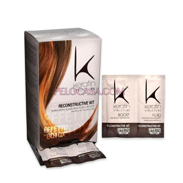 Kit de Botox de Keratina. Edelstein 12ml/c sobre