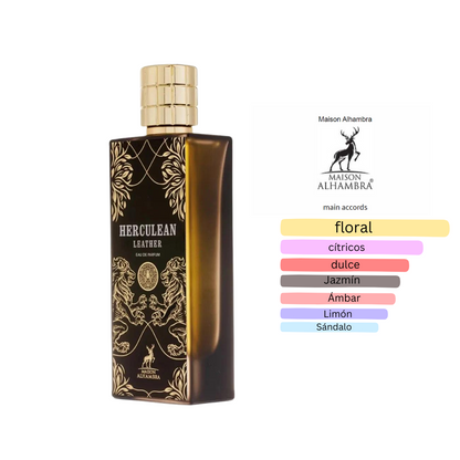 Perfume Maison Alhambra Herculean Leather para Hombre 80ml