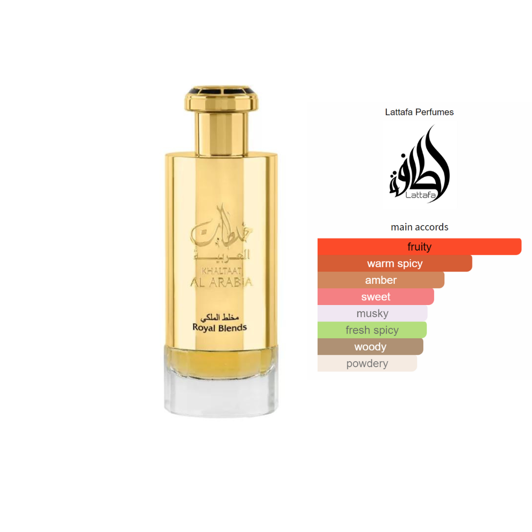 Khaltaat Al Arabia Royal Blends Lattafa Perfumes  unisex 100ml