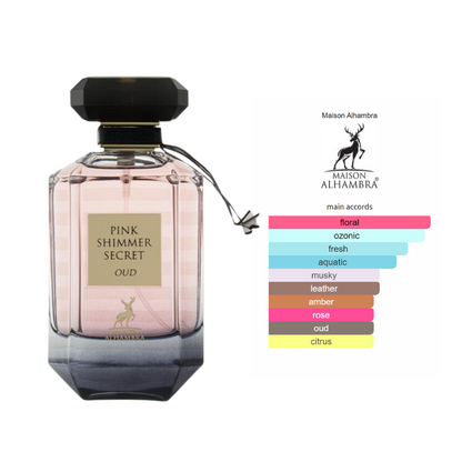 Pink Shimmer Secret Oud Maison Alhambra