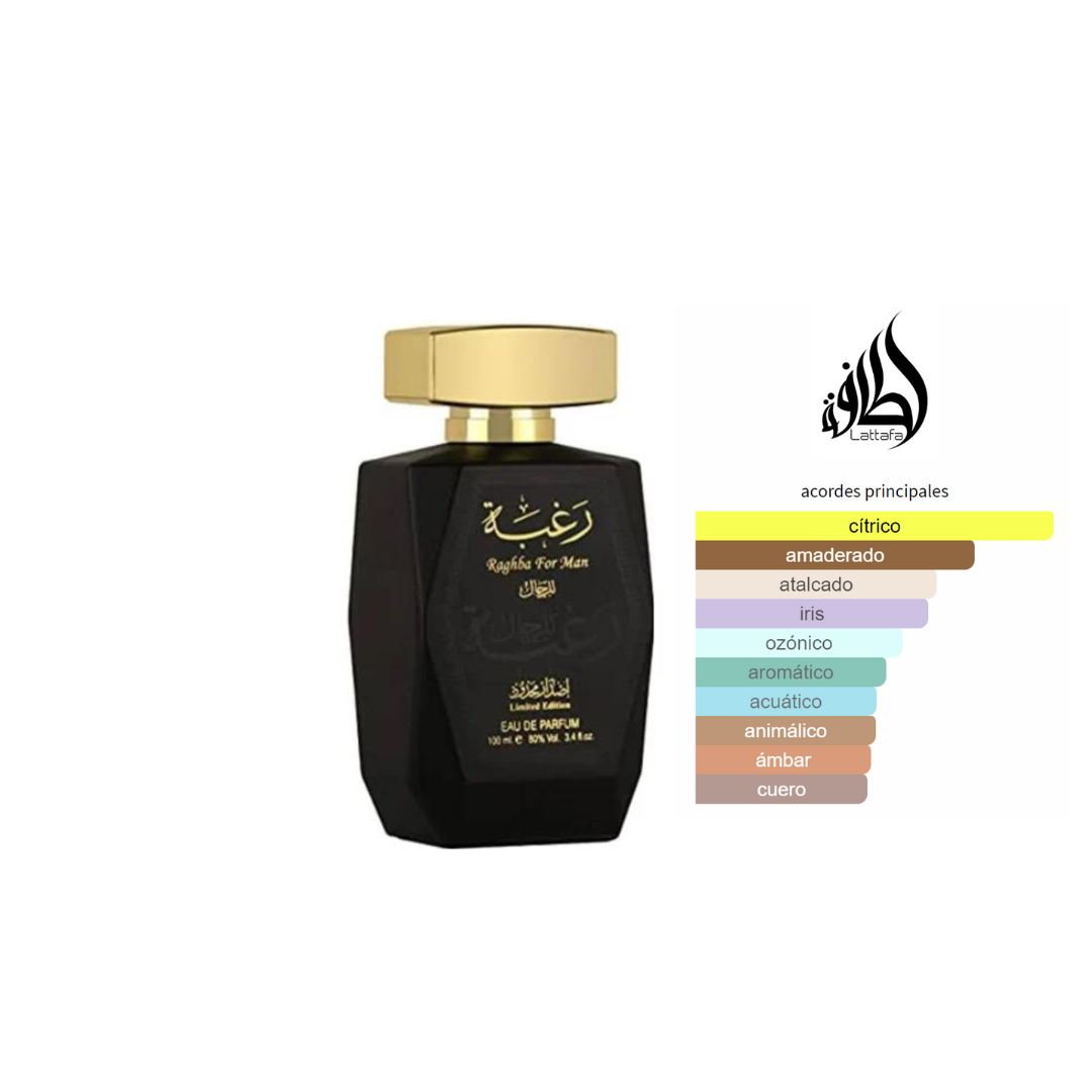 Raghba Lattafa Perfumes para Hombres 100ml