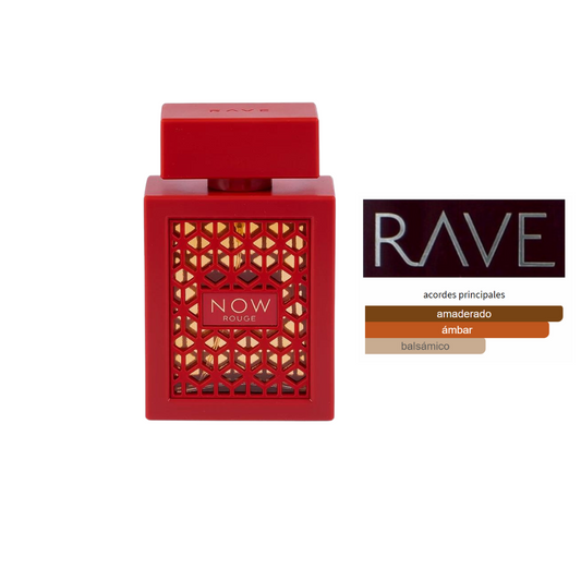 Now Rouge RAVE para unisex 100ml