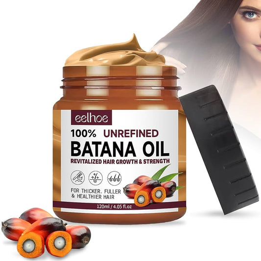 Eelhoe Aceite orgánico de Batana para el crecimiento del cabello. (120ml)