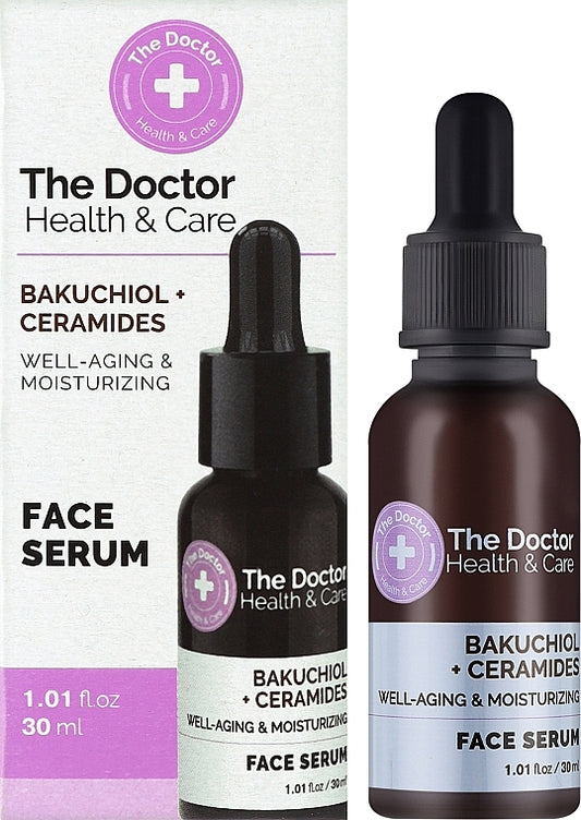 Face sérum The Doctor con Bakuchiol + Cerámides.Antiedad e hidratación.30ml